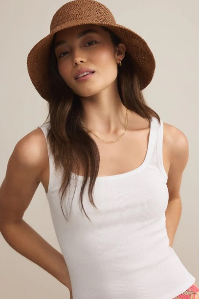 Mira Straw Bucket Hat