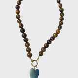 Rebel Heart Beaded Necklace