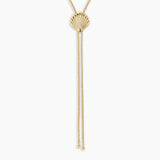 Scallop Bolo Necklace