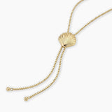 Scallop Bolo Necklace