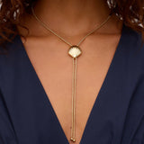 Scallop Bolo Necklace