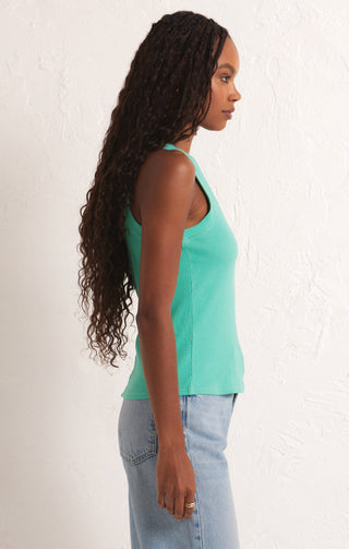 Sirena Rib Tank - Cabana Green