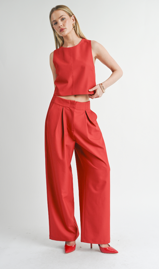 Take Action Wide Leg Trouser