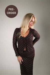 Amara Polka Dot Mesh Top: PRE-ORDER