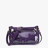 Jessica Stadium Clear Crossbody Bag – Chain Strap