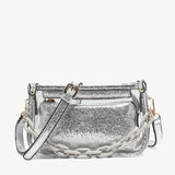 Jessica Stadium Clear Crossbody Bag – Chain Strap