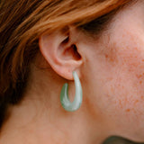 Julie Hoops - Sage // Spring, Summer Jewelry, Earrings