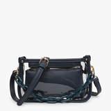 Jessica Stadium Clear Crossbody Bag – Chain Strap