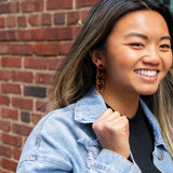 Brooklyn Earrings - Amber