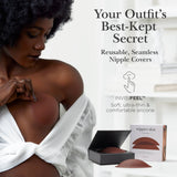 Nippies Skin Adhesive Nipple Covers: Caramel / Size 1 (A-C cups)