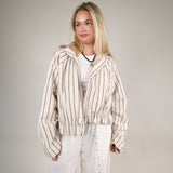 Devon Balloon Striped Jacket