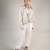 Devon Balloon Striped Jacket