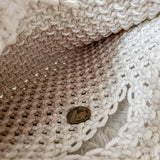 Macrame Clutch: Blush Avocado