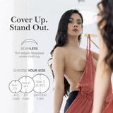Nippies Skin Adhesive Nipple Covers: Creme / Size 2 (D+ cups)