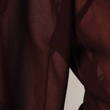 Chiffon Scarf Blouse – Wine