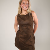 Atlas Suede Mini Dress
