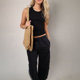 Hideaway Raffia Tote
