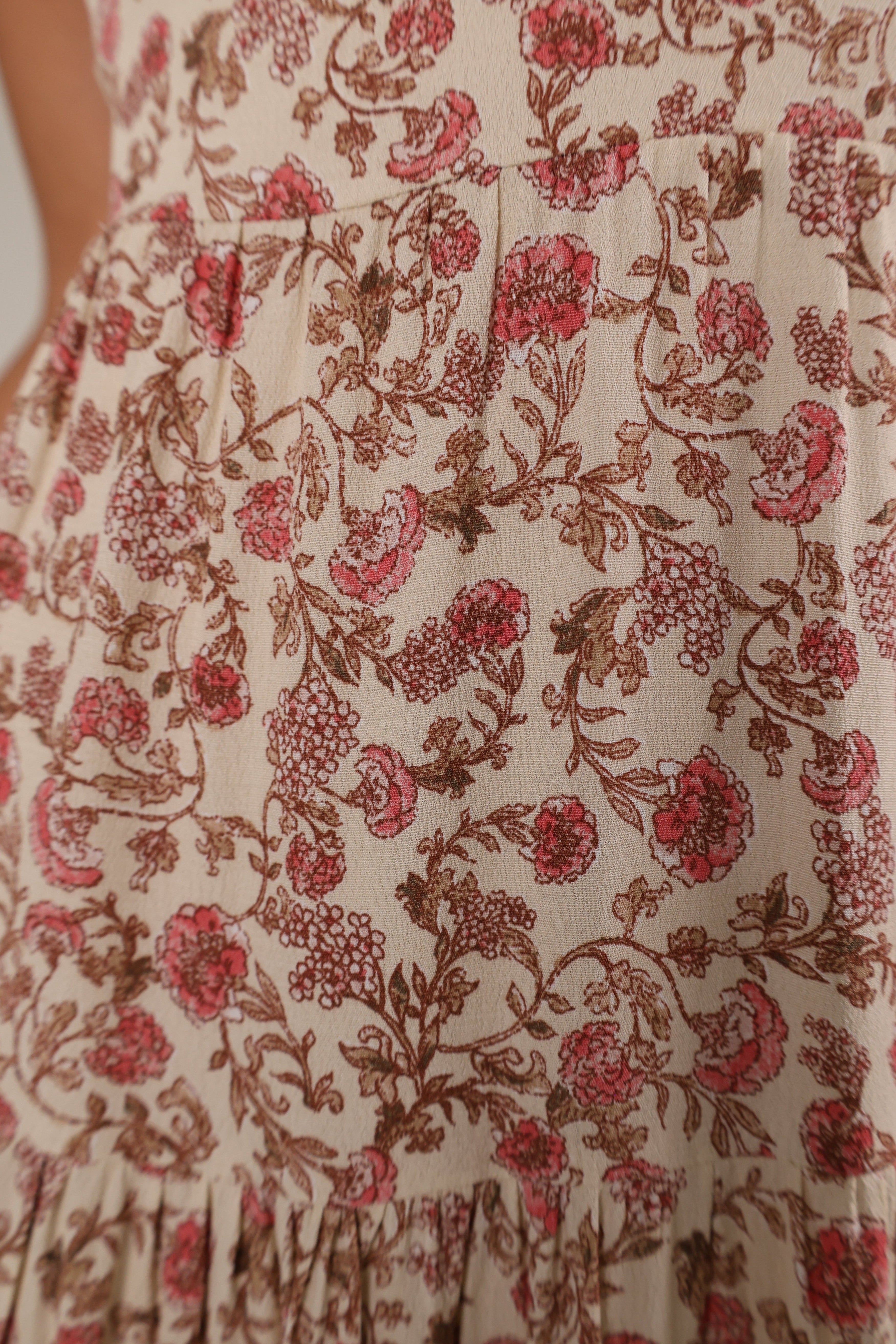 Mindy Floral Dress women's floral print dress, lightweight summer dress, flattering silhouette, casual occasion dress, vacation-ready outfit for women