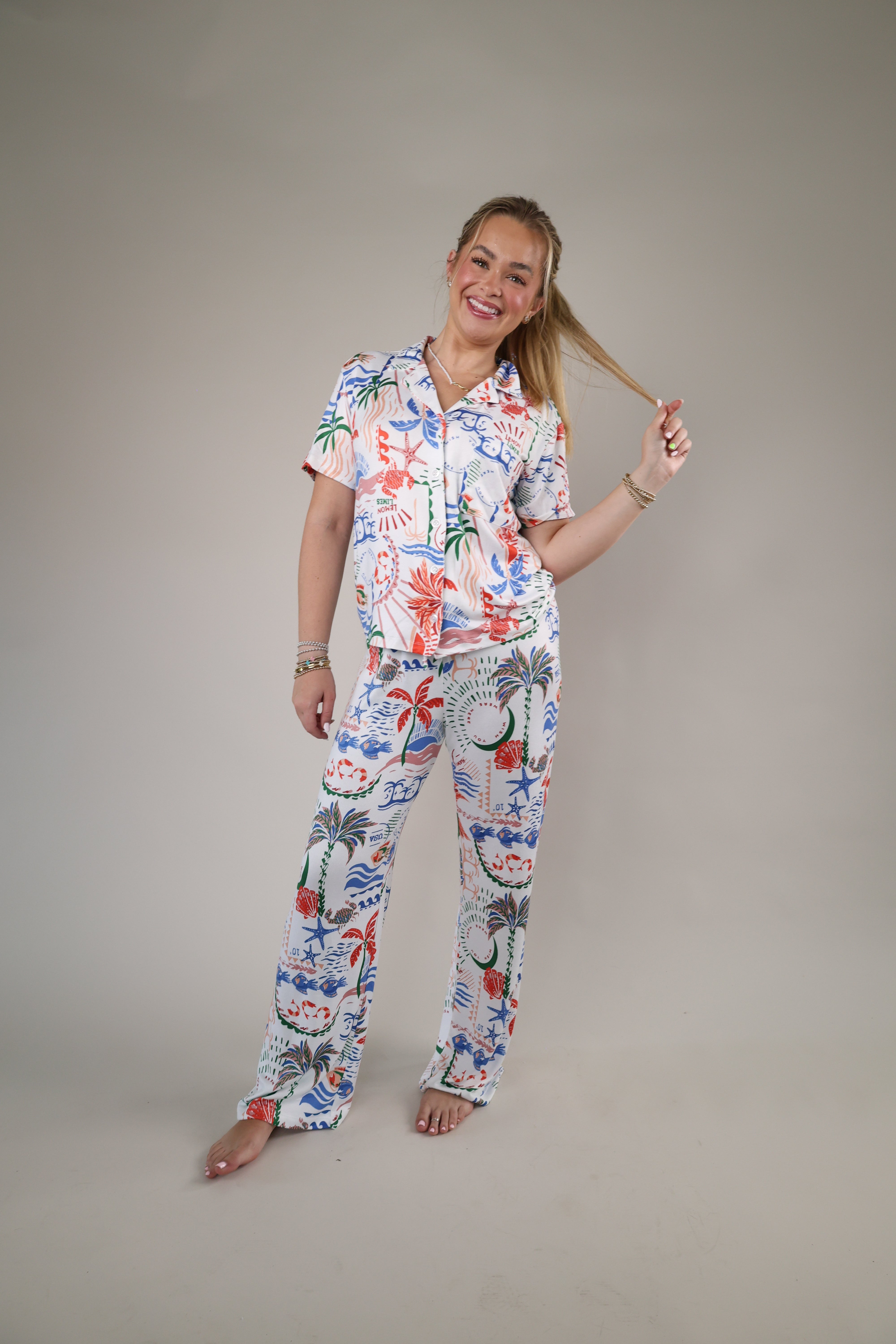 Beach Days Getaway PJ Top – Shear Boutique