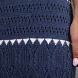 Sleeveless Z Supply maxi dress with soft lightweight fabric and classic blue stripe detailing for everyday summer comfort