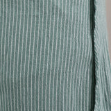 Something Good blue striped pants relaxed fit barrel leg cotton pull-on style