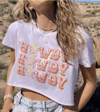 Howdy Crop Tee