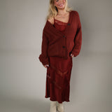 Women’s Velvet Rouge lace detail midi dress available at Shear Boutique in Olney, Maryland