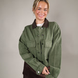 Rey Cropped Chore Jacket