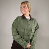 Rey Cropped Chore Jacket