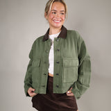 Rey Cropped Chore Jacket