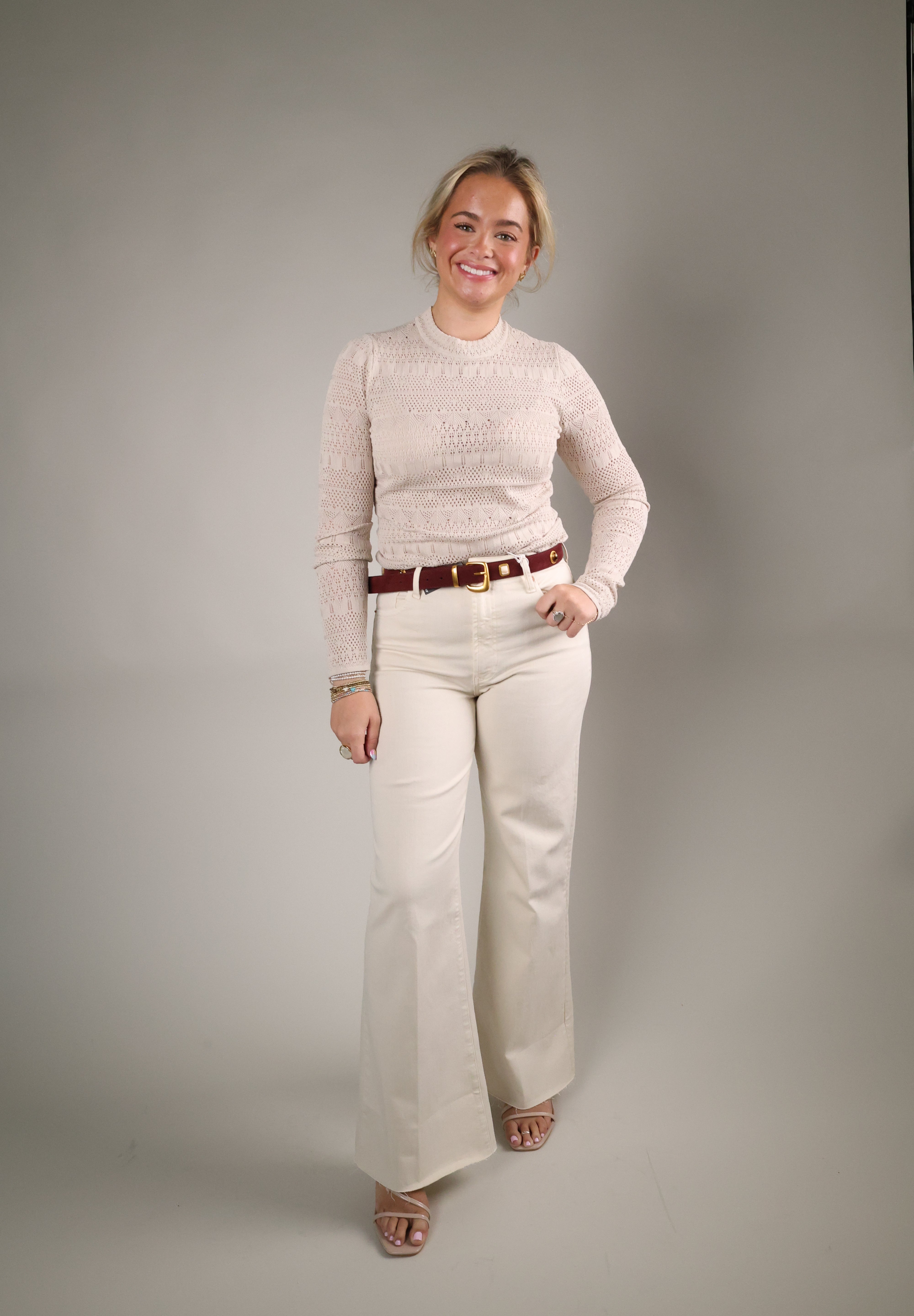 Women’s Wheat wide-leg jeans available at Shear Boutique in Olney, Maryland