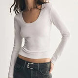 Sirena Rib Long Sleeve Tee